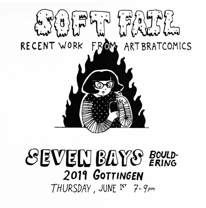 SevenBays's tweet photo. This Thursday evening, we kick off @ArtBratComics art going up in the cafe! Come for the art, stay for the giggles. https://t.co/9g3G11Qll8