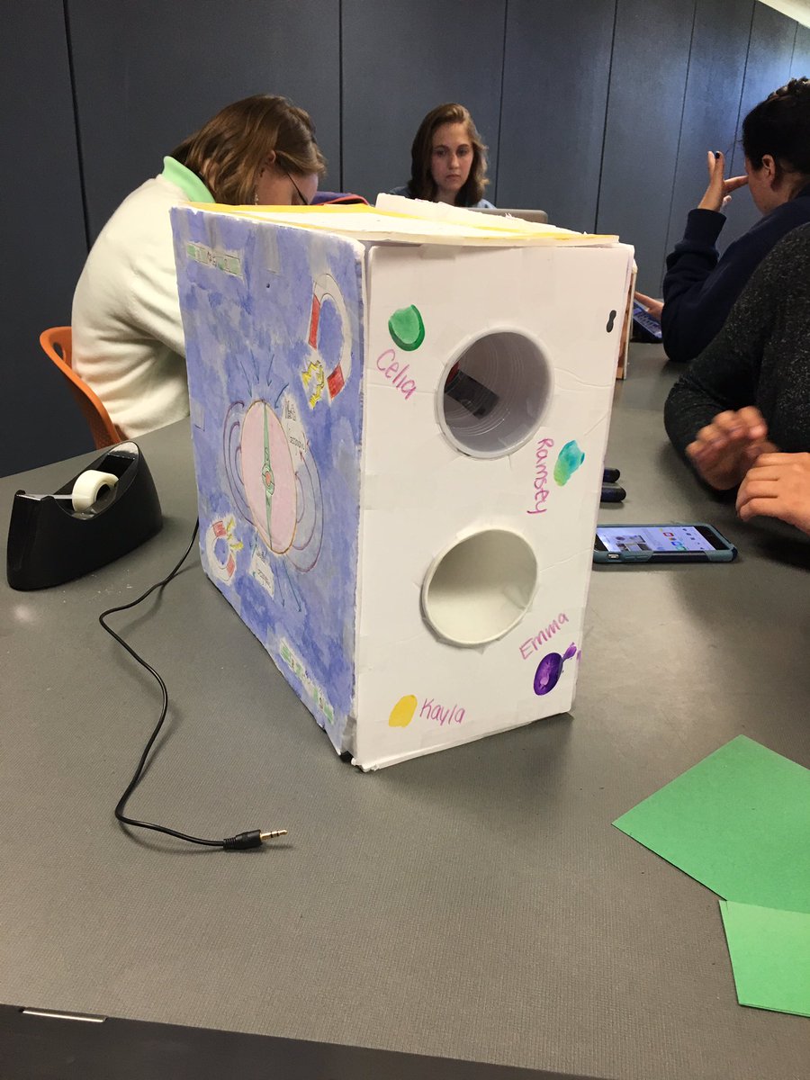CeceliaMoreland's tweet photo. Made speakers in #Physics and presented today! #ourBMSA #SpeakerProject https://t.co/xy9FgT0lji