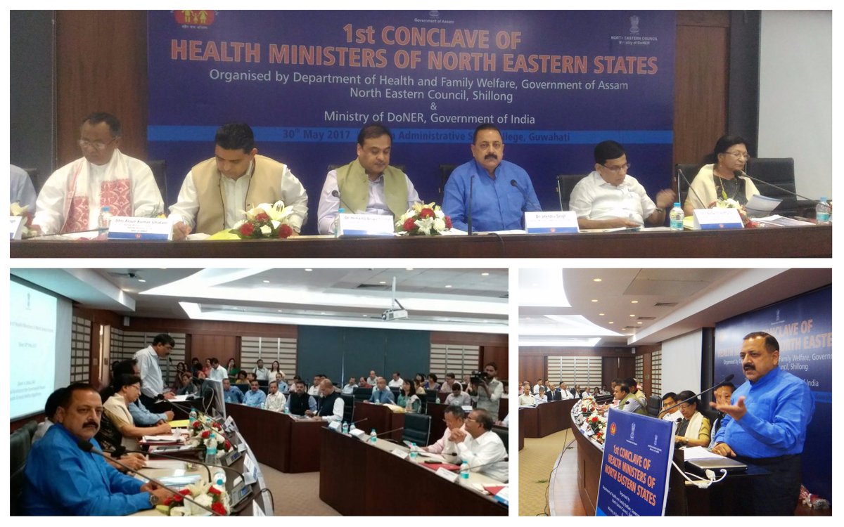 DrJitendraSingh's tweet photo. "Inter-State Committee with @MDoNER_India to follow up plan for #NCD management in #Northeast." https://t.co/AeyIYZFWhs