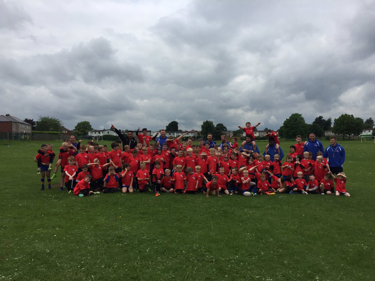 EliteRugbyAcad's tweet photo. Awesome camp today! What a fantastic group of children and coaches we have. Well done everyone. We hope you all had a great time. https://t.co/w1pY8Mdv2G