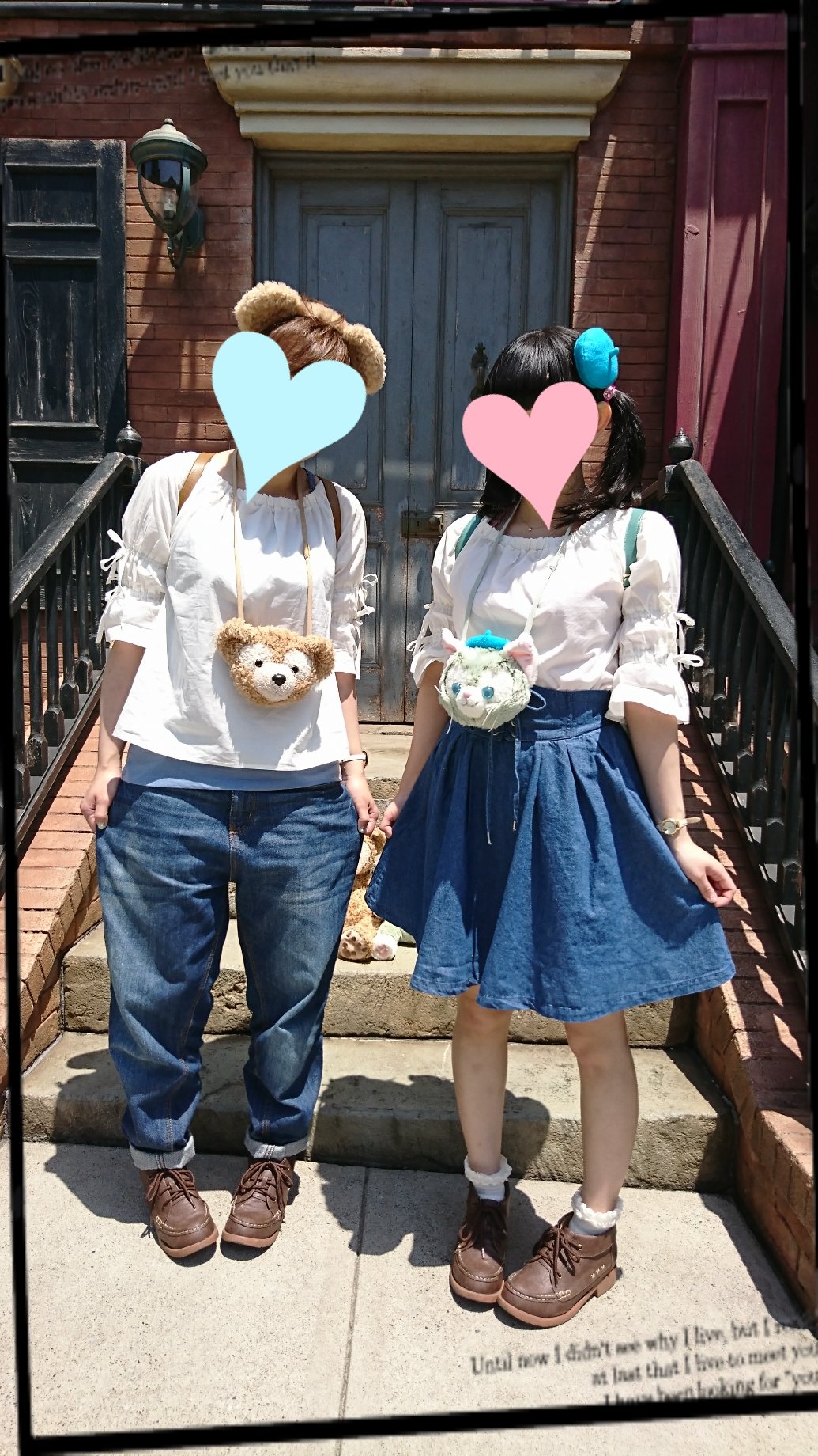 はぁち 今日はlamie Lamie とディズニーシー行ってきた P D Q 楽しかった 双子コーデもバッチリ決めて 笑 めちゃくちゃはしゃいできたよっっ Www お昼に食べたカレー 辛かった 今からカラオケ行く まだまだ若いぜ T Co
