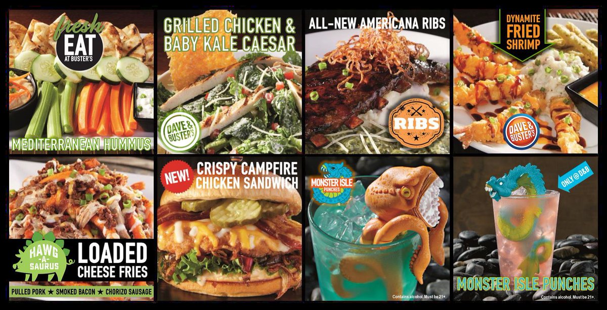 DNBTulsa's tweet photo. Come in ANY Wednesday &amp; enjoy Double the Game Play &amp; Double the Prizes! While you're here, don't forget to try our NEW menu items. 🤤🍤🥗 https://t.co/u6UtcEHf15