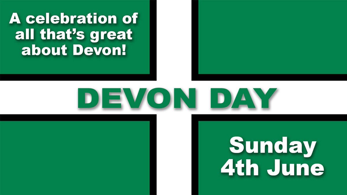 We are gearing up to celebrate our special day -This Sunday 4th June please can you all RT 😊 #DevonDay