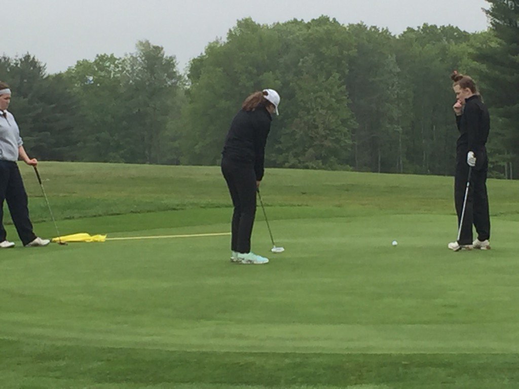 wellesleysports's tweet photo. Riley Casey make a putt at the MIAA Sectional Golf Championship https://t.co/0c5nlcPWji