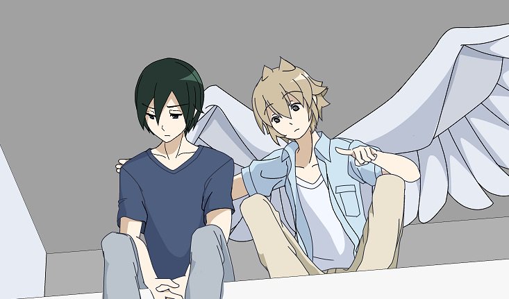 アニメ制作過程仮撮影カット 雨上がりの虹 アニメ制作過程仮撮影カット 雨上がりの虹