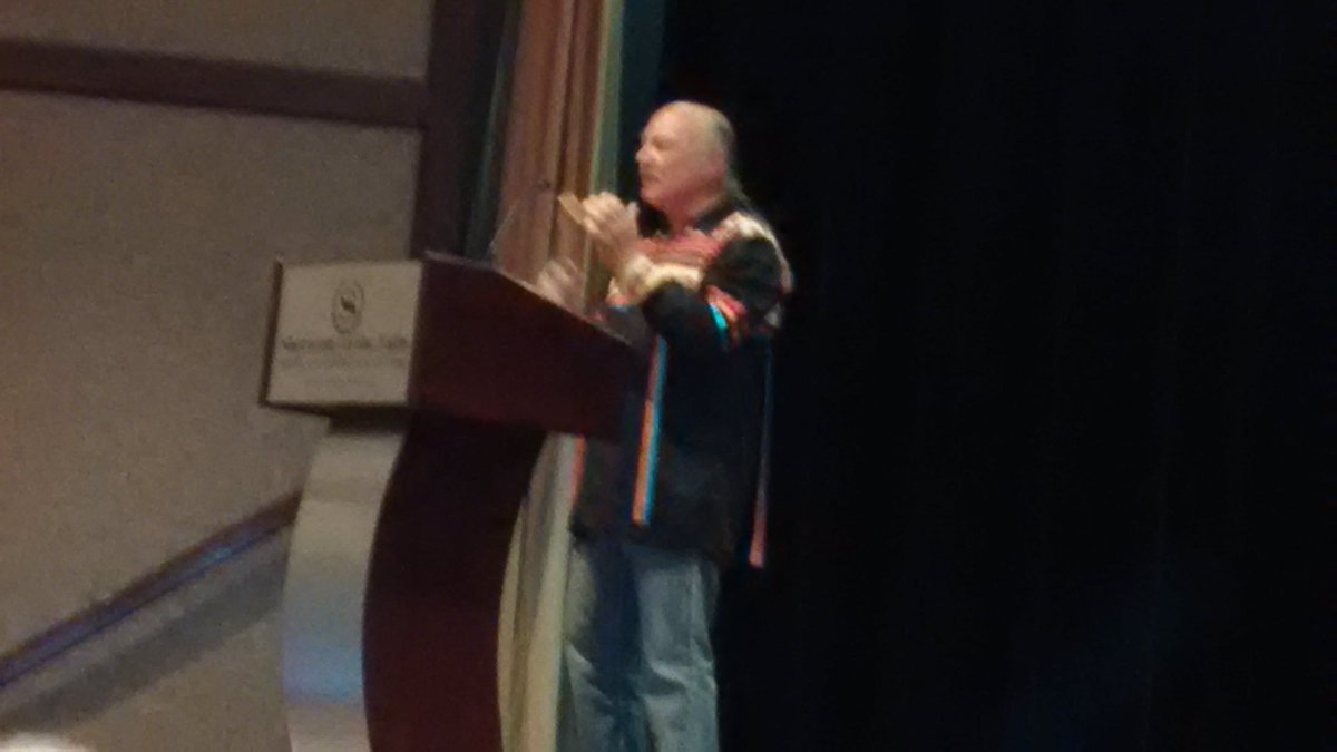 lorraine_ak's tweet photo. Dave Labbe of Innu-Aimun First Nation opens the Case conference calling on his ancestors to sit with us https://t.co/TBx9OuD7hz