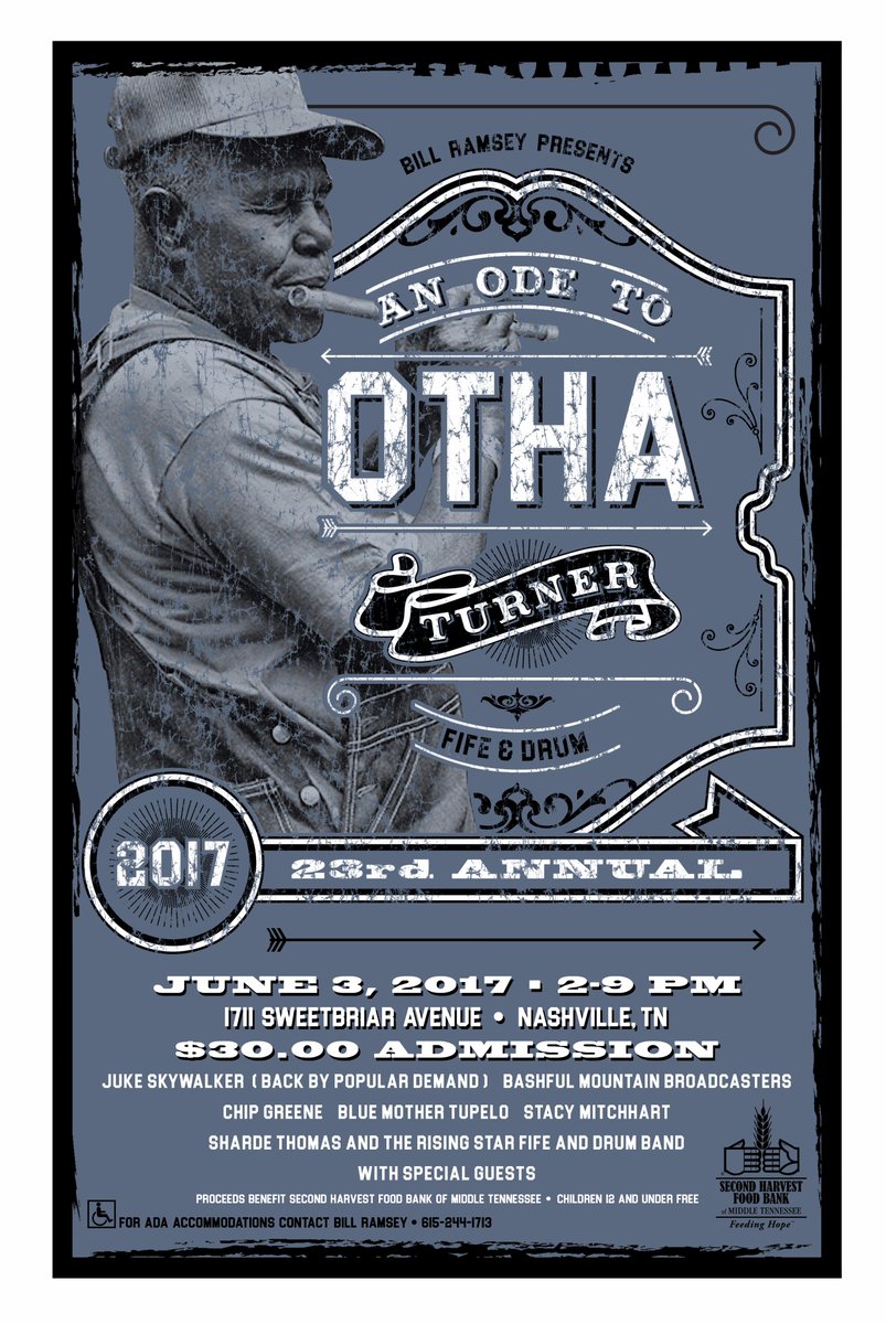 NashvilleBar's tweet photo. Come out to the best block party in town THIS Saturday! Hosted by Bill Ramsey, @OdeToOtha benefits @2HarvestMidTN: https://t.co/AzTsPpsGsy. https://t.co/xynbPTkGcf