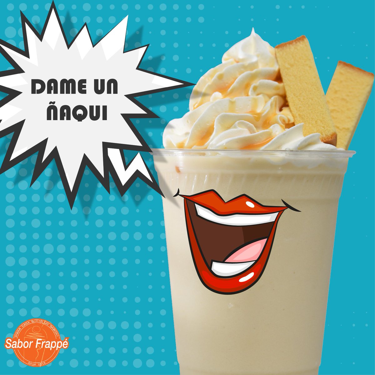 SaborFrappe's tweet photo. Hoy martes tenemos el frappe de Cheesecake en especial. Visita nuestras tiendas abiertas hoy hasta las 10:00pm. https://t.co/pM4a2ZHwml. https://t.co/g4zCFDyjV7