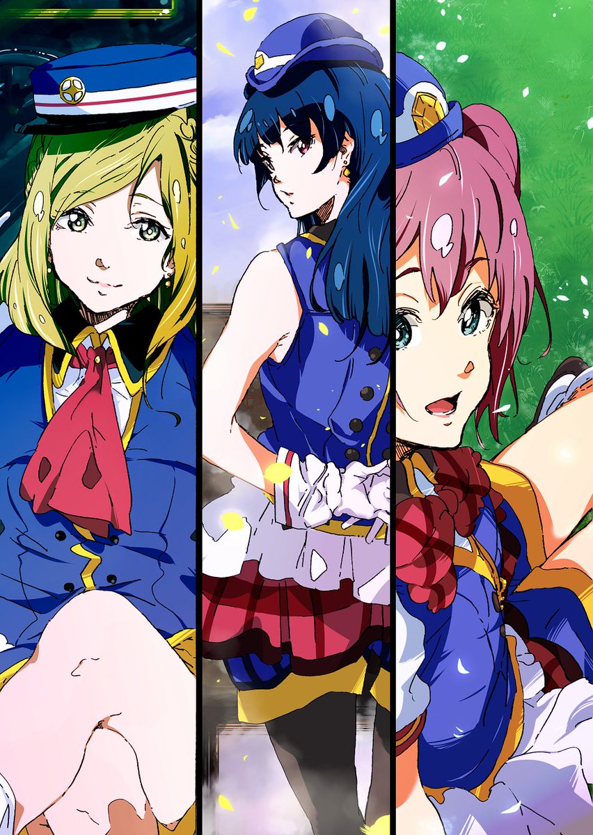 小原鞠莉 「HAPPY PARTY TRAIN 」|よはのイラスト