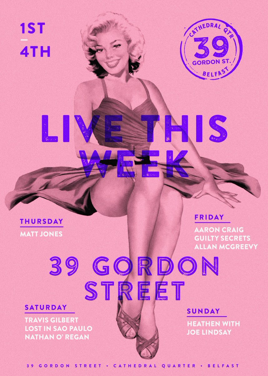 39GordonStreet's tweet image. We kick off our June entertainment this Thursday with the fantastic Matt Jones!