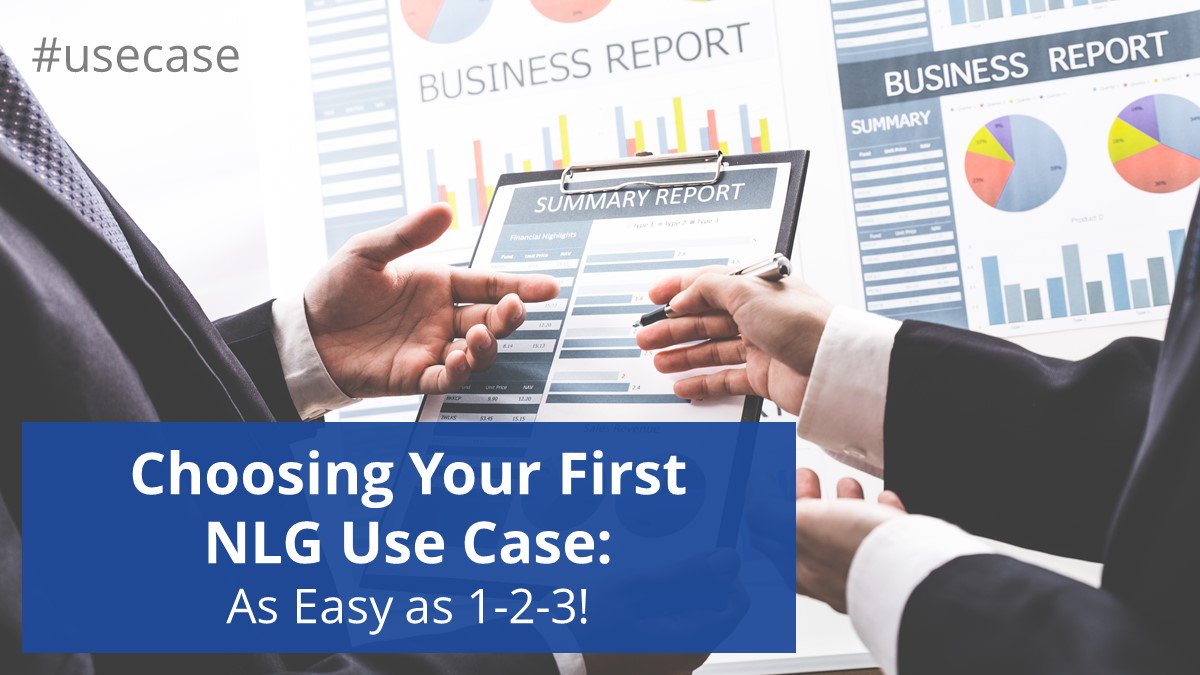 Interested in #NLG? Consider this when choosing your first project: yseop.tech/2rlwYkE #SelfService #automation