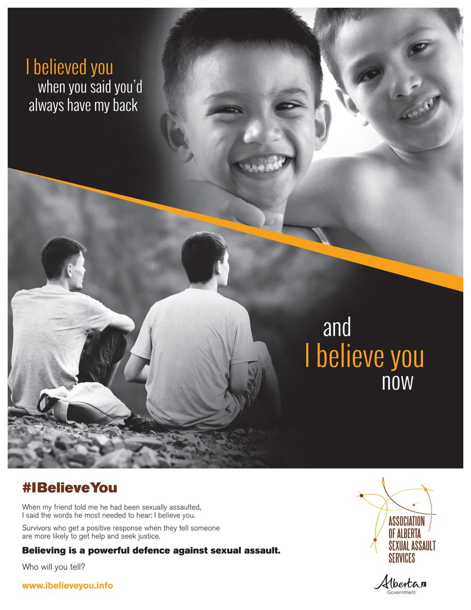 CASASC2's tweet photo. It is Victims and Survivors of Crime Week! Be supportive by always saying "I Believe you"! #victimsweek #ibelieveyou @JusticeCanadaEN https://t.co/6trLwJwcE6