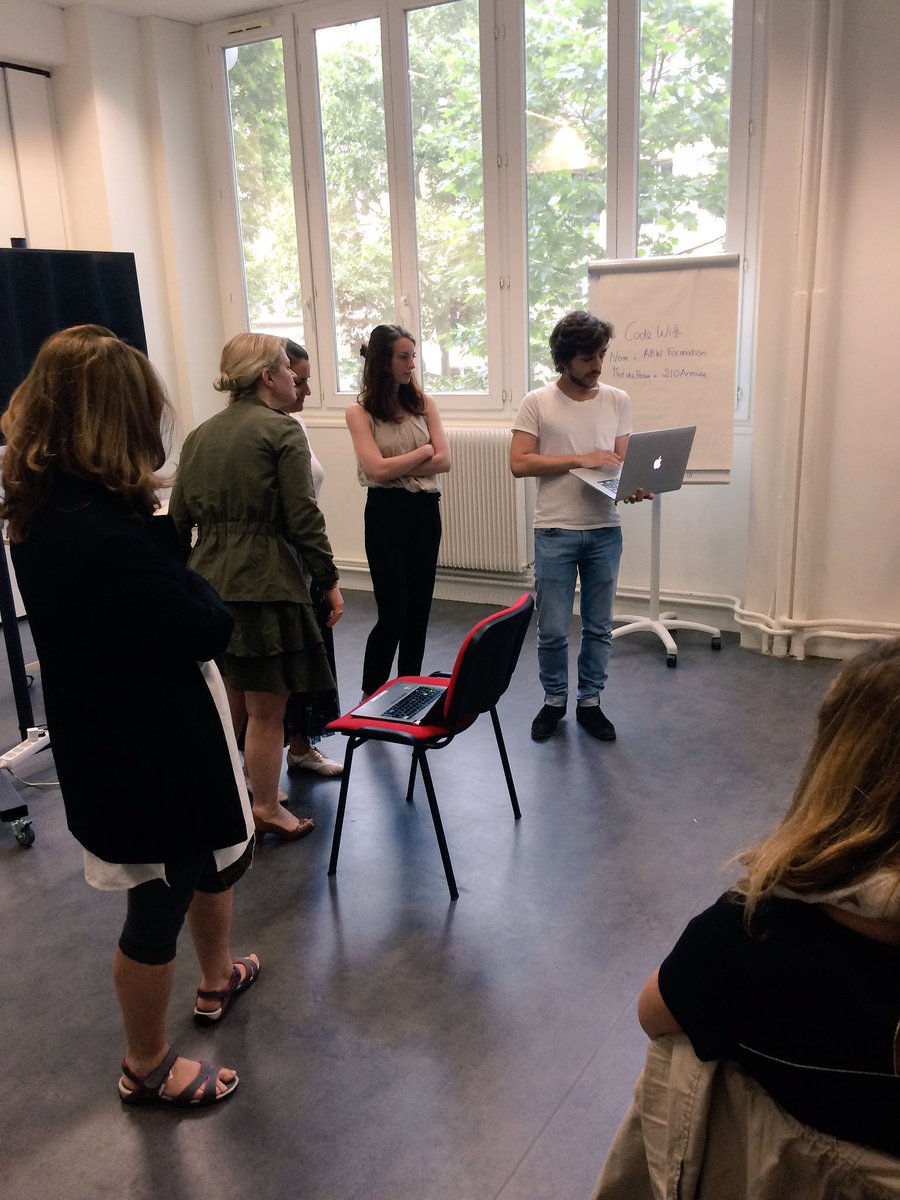 Visionere's tweet photo. Time ton pitch ! Les collaborateurs racontent leur projet #hopglobalpr @EnModeUP @ABWSDigital #vismaviedestartup 👍🏻👏🏻💪🏻 https://t.co/JRTgx5YxHa