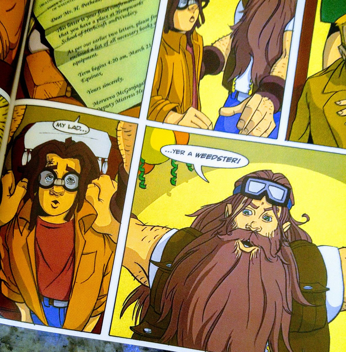 Pothead_Books's tweet photo. It's gone to the printer. The new Hairy Pothead comic book is coming out in June! https://t.co/VzfIXEhbXL