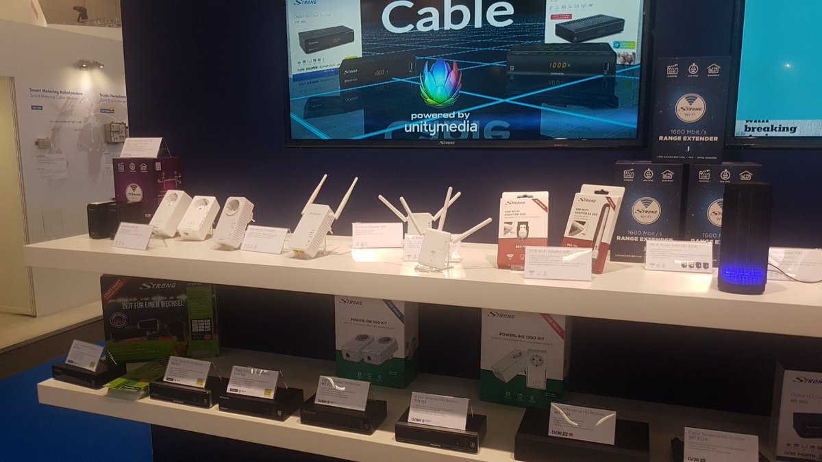 TDTprofesional's tweet photo. Interesante el stand de Strong de este año en el @ANGA_COM con muchos productos de redes #StrongTV #ANGACOM2017 https://t.co/cQVowtxspE