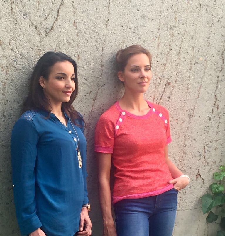 SarahOurahmoune's tweet photo. Shooting avec @melissatheuriau pour le prochain @madamefigarofr #femmes #combatdefemmes #promo #film https://t.co/k9T9yGEtoN