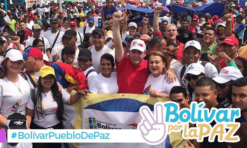 Esta es la gente que quiere paz y sabe que el camino para lograrla es la ANC #LanzateAConstituyente #BolivarPuebloDePaz  somos los de Chávez