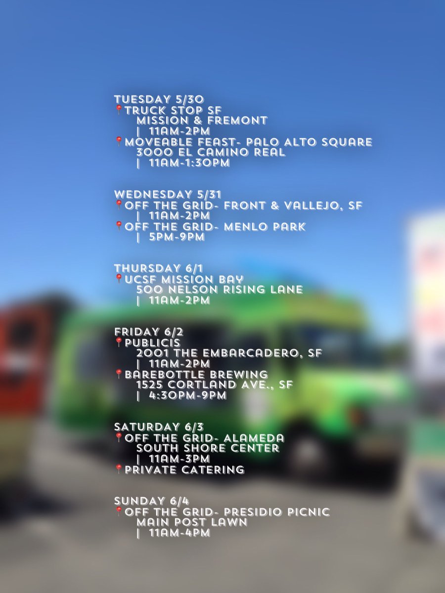 Out for lunch today at <a href="/TruckStopSF/">Truck Stop SF</a> and @mvblfeast at Palo Alto Square! 

Here's where to #findLGC this week!