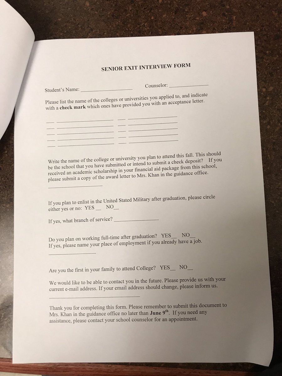 PkClassOf2017's tweet photo. SENIORS: fill this packet out by June 9th! Come pick it up in guidance NOW...do not wait until the last second🙏🏼 https://t.co/orDhEpUN6j