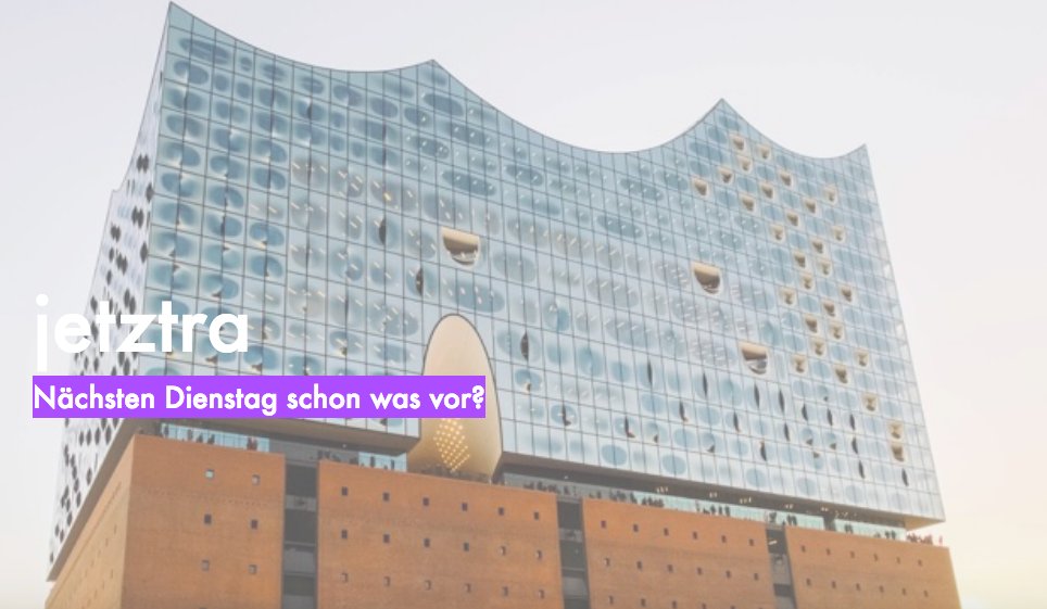 Jetztra's tweet photo. Wir sind im #Gewinnspiel-Fieber - und bringen euch in die #Elphi! Alle Infos hier: https://t.co/keAP2c9yMw #hamburg #social #elbphilharmonie https://t.co/ZaBelWwzlb