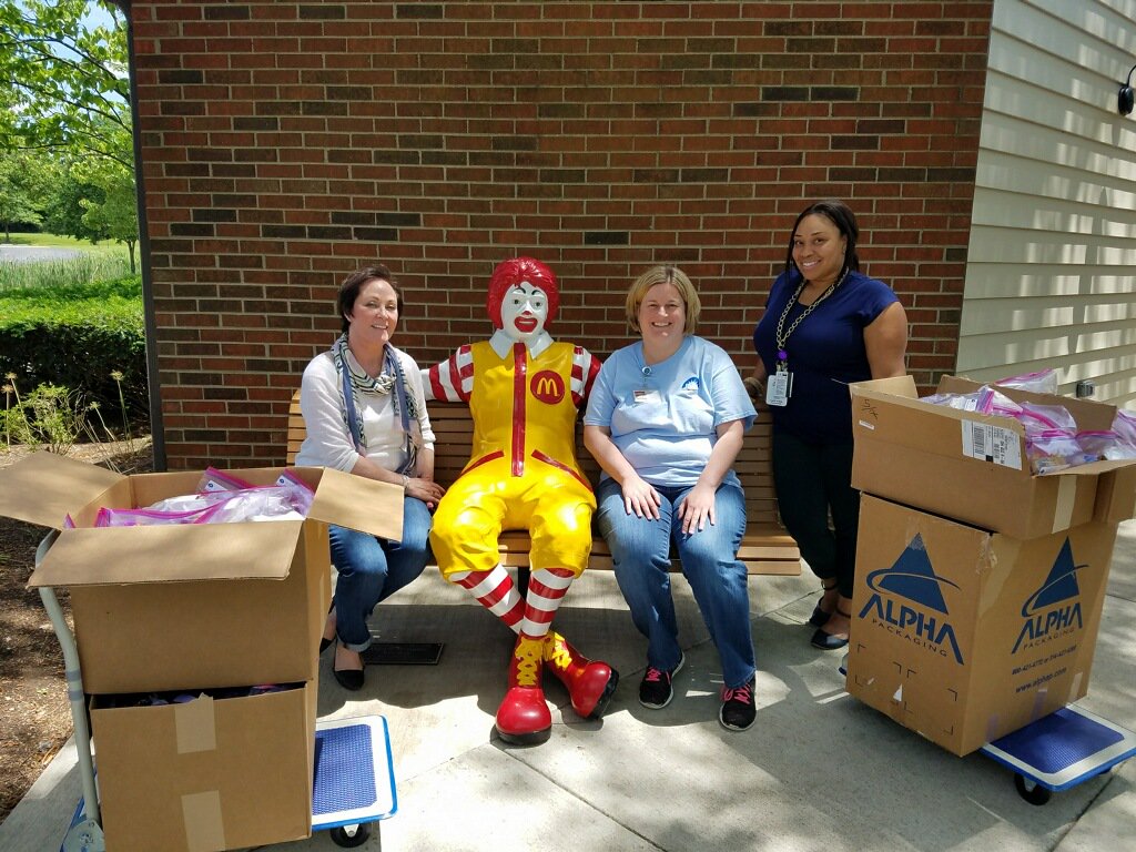 LFCHD's tweet image. We made 171 care packages for @rmhcbluegrass during a #teambuilding exercise. We love helping #Lexington be well! #locallex #publichealth