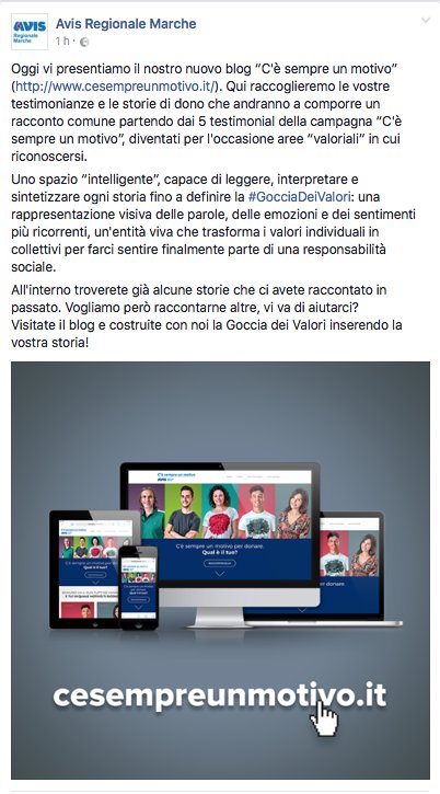AvisMarche's tweet photo. È online il nuovo blog dell'#AvisMarcheche raccoglie le storie dei #donatori di sangue: https://t.co/zOSu9QU6Yn! #lagocciadeivalori https://t.co/73IKKiCos2