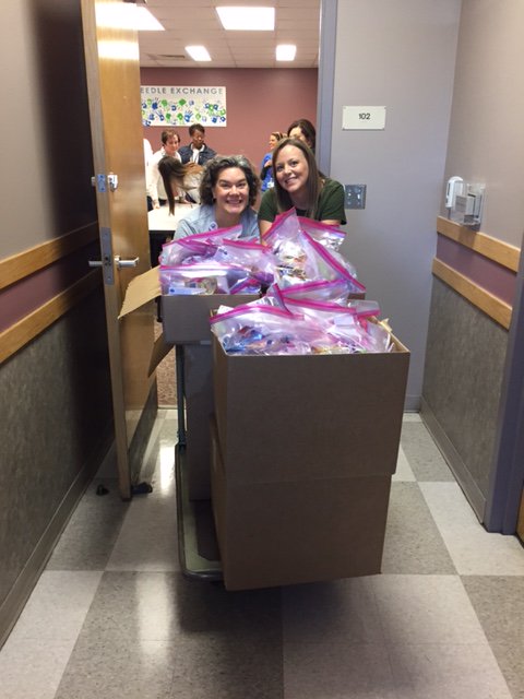 LFCHD's tweet image. We made 171 care packages for @rmhcbluegrass during a #teambuilding exercise. We love helping #Lexington be well! #locallex #publichealth