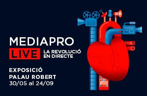 Showrunners_BCN's tweet photo. #Eventos_S: el @palaurobert alberga una exposición impulsada por MEDIAPRO sobre la revolución del mundo audiovisual https://t.co/aRUQLcLNzz https://t.co/lT4deoAfNB