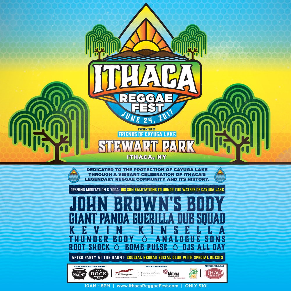 iTownReggaeFest's tweet photo. 25 Days until the 1st annual #IthacaReggaeFest! #Stoked!
$10 TIX: https://t.co/t10uJaErju
FREE TIX for VOLUNTEERS >> https://t.co/gxJd7pTnnE https://t.co/qLyPi1Ho7B