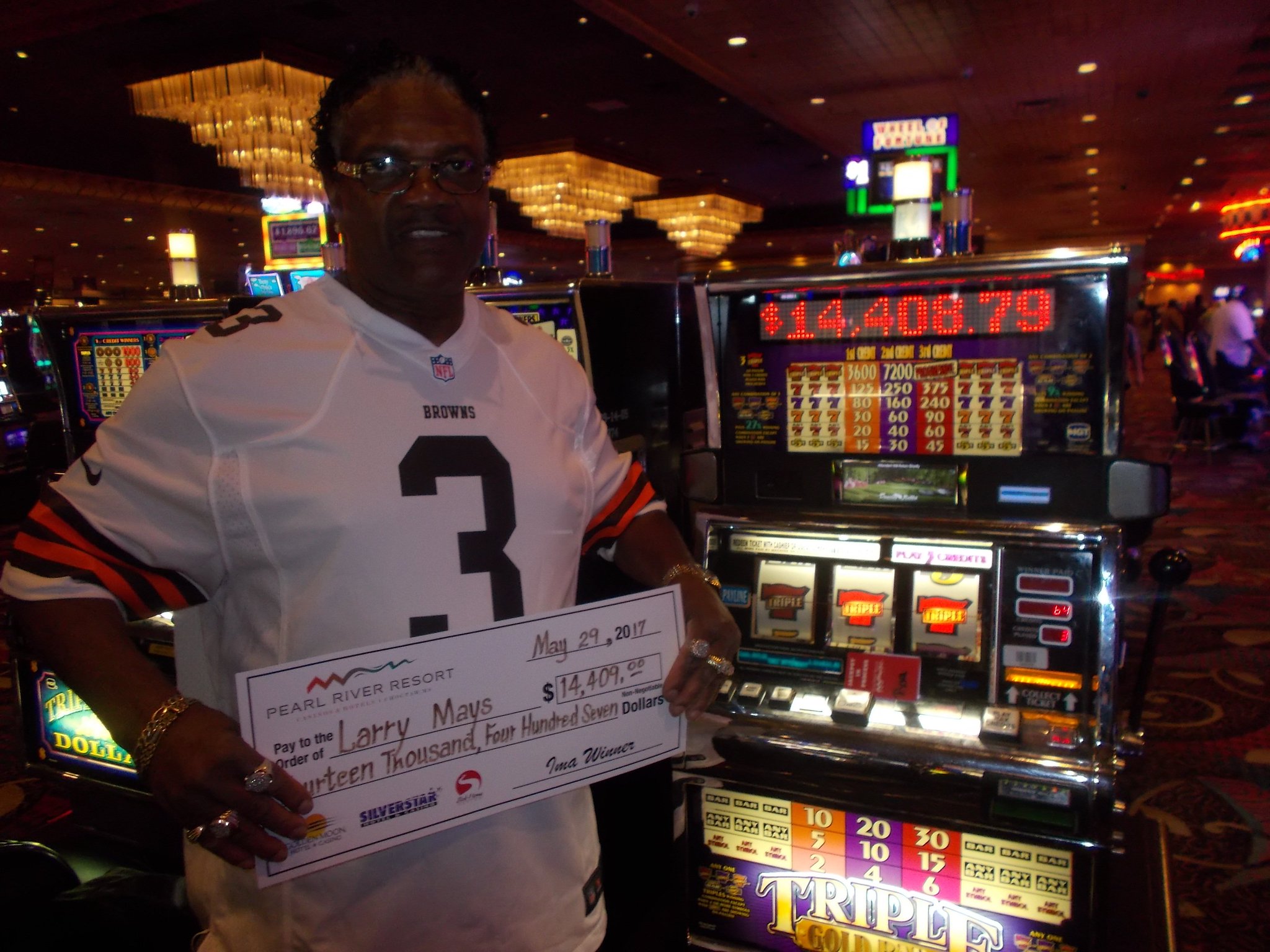 Pearl River Resort on Twitter "Congrats to Larry & Ms. Howard, our