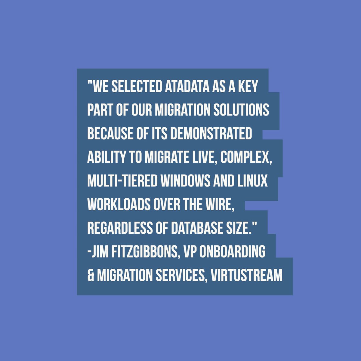 ATADATAUS's tweet photo. ATADATA recognized as the only platform to migrate SAP to @awscloud, @googlecloud & @virtustream. https://t.co/zbmcpY8TDS #workloadmobility https://t.co/9HMpM0dfKe