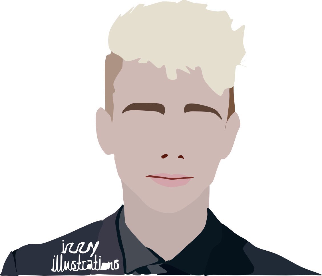 Izillustrations's tweet photo. My illustration of @corbynbesson from @whydontwemusic • their music is amazing 😍 especially something different! 😝 https://t.co/CZjP2jPHmu