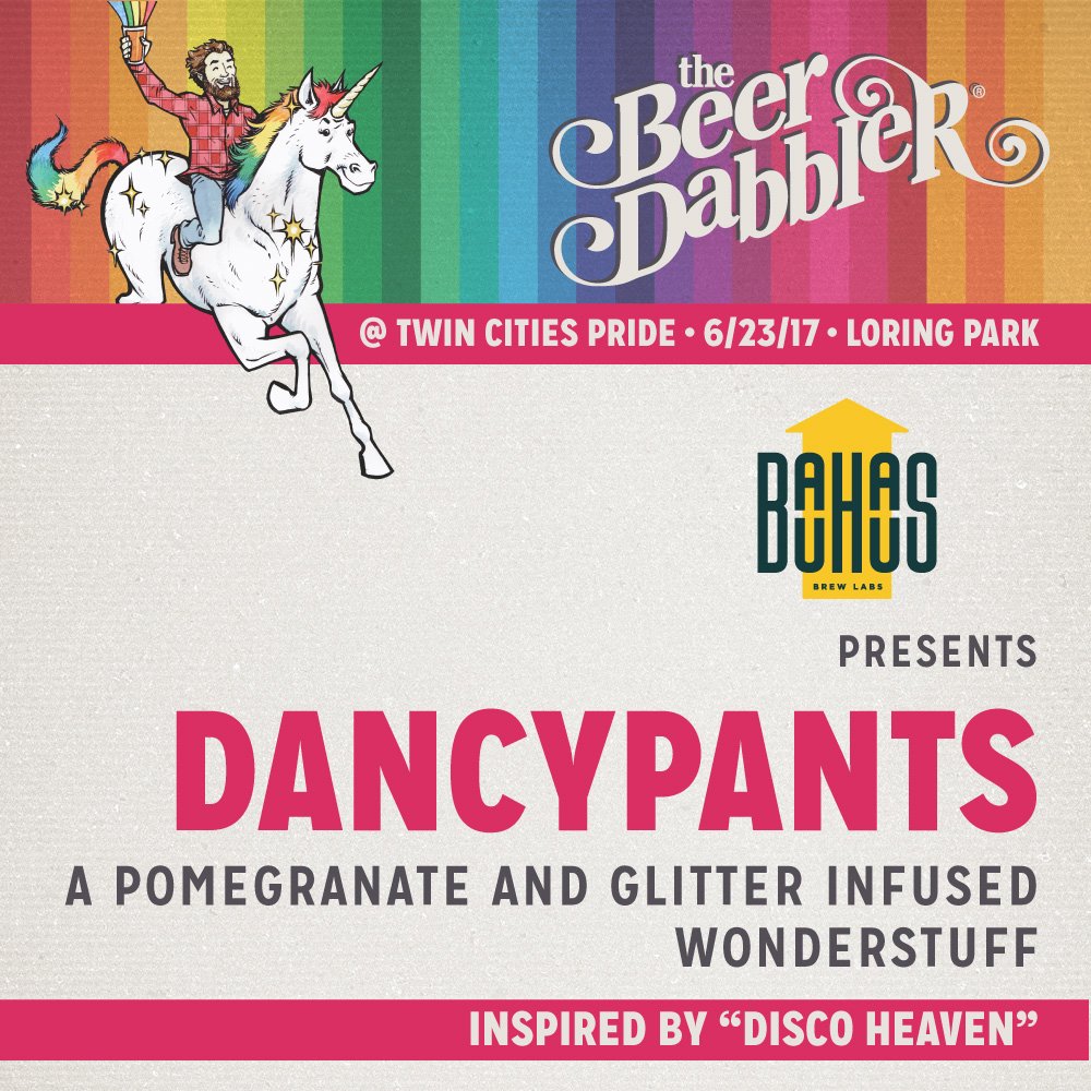 BeerDabbler's tweet photo. The floor is shaking in this disco heaven, so put on ur Dancypants & groove @ #PrideDabbler w @BauhausBrewLabs glitter infused Wonderstuff! https://t.co/eV1olEdlZZ