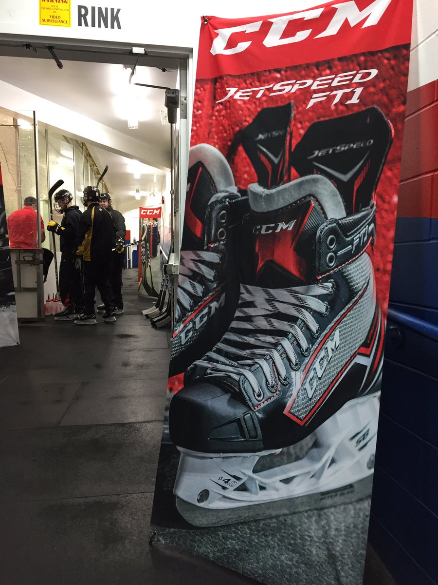 Shorlick's tweet photo. Big @CCMHockey demo day for the staff from the Lower Mainland/Island today. #CCMHockey #Leaveothersbehind #FT1 #70K #Supertack https://t.co/tp1JHq5PSN