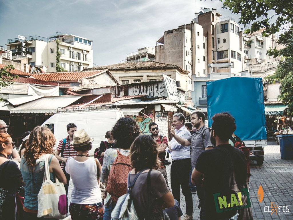 2023eleusis's tweet photo. @NA_fund Academy in Eleusis - day 3 #NatureAddicts #Eleusis2021 #EUphoria #ECoC2021 #Eleusis #Ελευσίνα 
photo credit: Petros Chytiris https://t.co/4AANHaRGjv