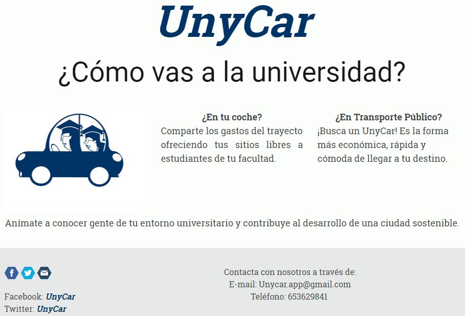 UnyCar's tweet photo. ¿Cómo ir a la universidad? #transporte #barato #rápido #cómodo #comparte #coche #ahorratiempo #ahorradinero #conocegente #UnyCar https://t.co/izIrdjRTT2