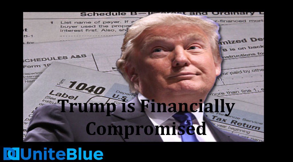 UniteBlue's tweet photo. Intercepted Russian Communications Suggest Trump's Inner Circle Is Financially Compromised #UniteBlue #Resist
https://t.co/a1bwCVzwGo https://t.co/8gPxTMeMZh