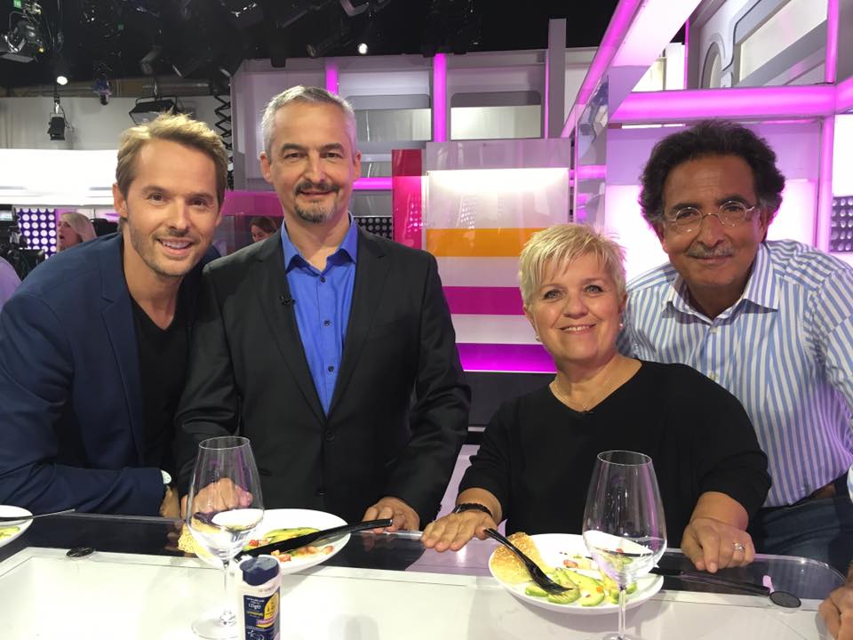 Ce matin, nous avons eu l'honneur de recevoir <a href="/MimieMathyOff/">Mimie Mathy Officiel</a> et #GillesLegardinier qui nous aident à surmonter les obstacles de la vie !