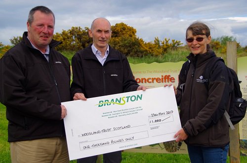 Branston's tweet photo. Last week we donated £1,000 to the @WoodlandTrust Scotland for their #ArkaigForest project, find out more here... https://t.co/QacFJGUjfO https://t.co/yET6hj6Thc