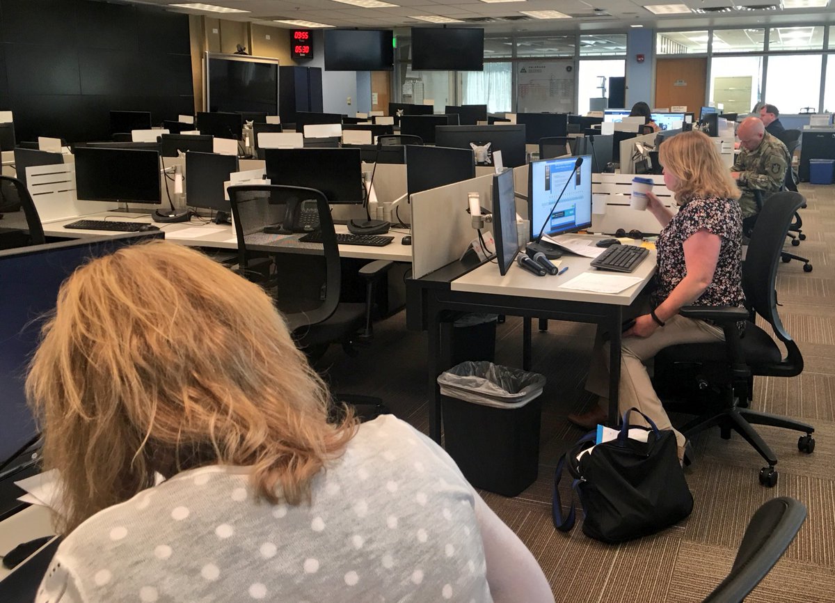 COEmergency's tweet photo. #DHSEM Operations Staff supporting @CONG1860 exercise providing #SimCell support for State EOC. https://t.co/HGpOluz8ES