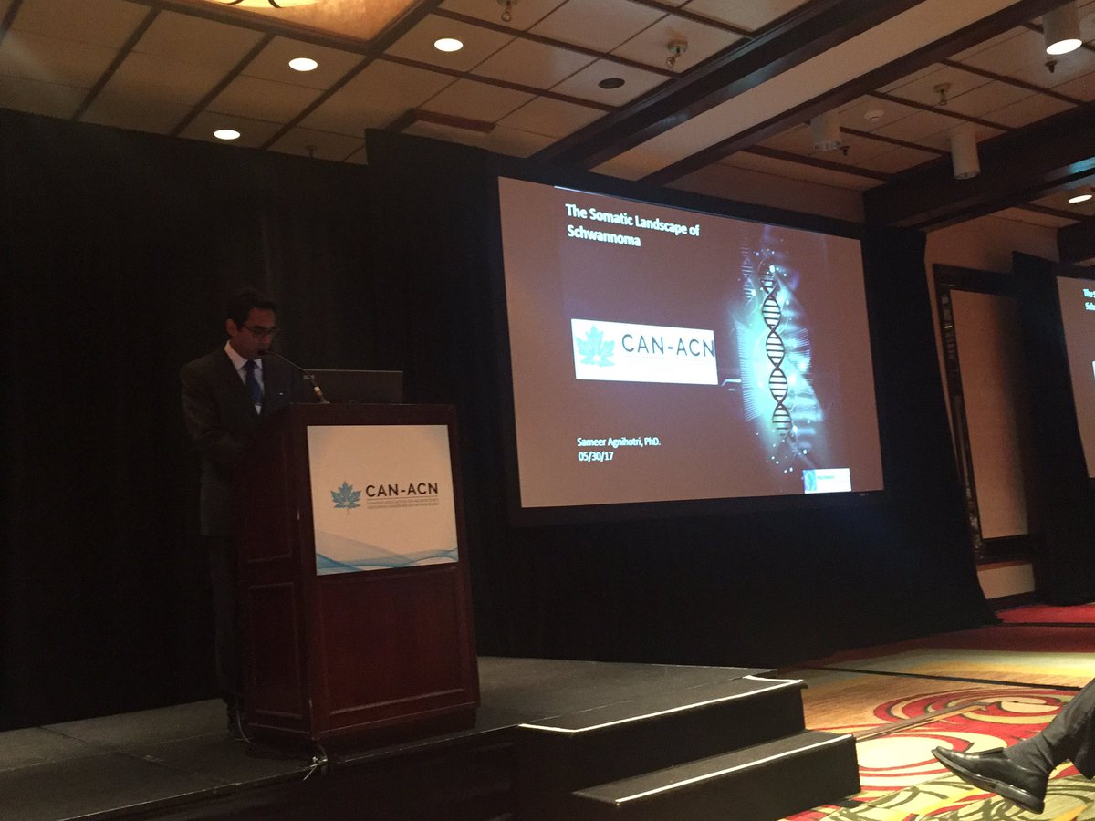 manitobaneuro's tweet photo. We're hearing something different today thanks to @CAN_ACN #BrainStar Sameer Agnihotri. Have you heard of Schwannomas? #CAN2017 https://t.co/K94nc1yrie