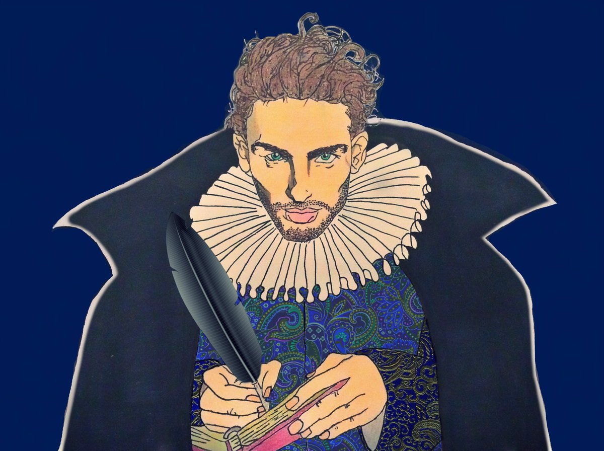 TheeBigCipper's tweet photo. Willy Shakes #YoungShakespeare #LaurieDavidson #TNTWill #WilliamShakespeare #society6 #ArtisticSmif https://t.co/7EzjegbPdO