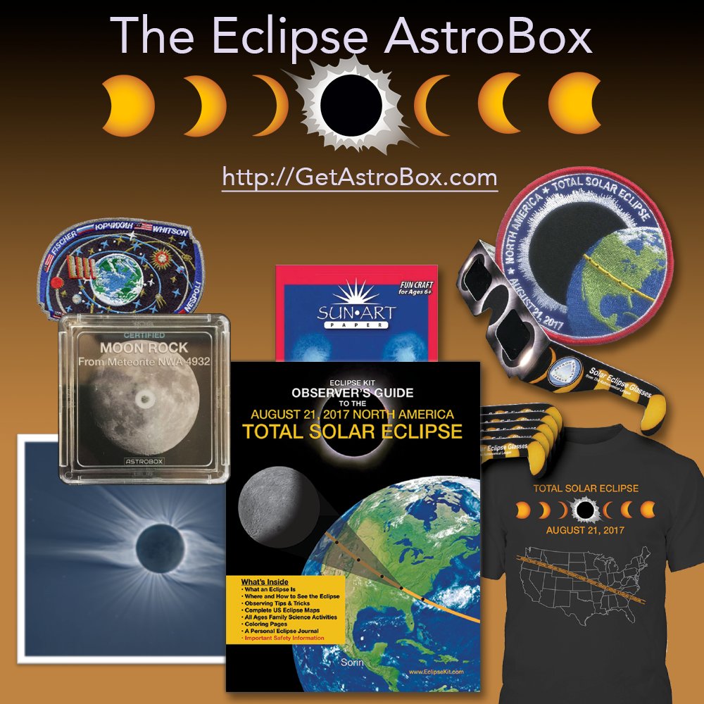 MileHighAstro's tweet image. 83 days and counting to #Totality, and just 6 days to pre-order your #Eclipse #AstroBox, your complete Eclipse Planning resource! #STEM