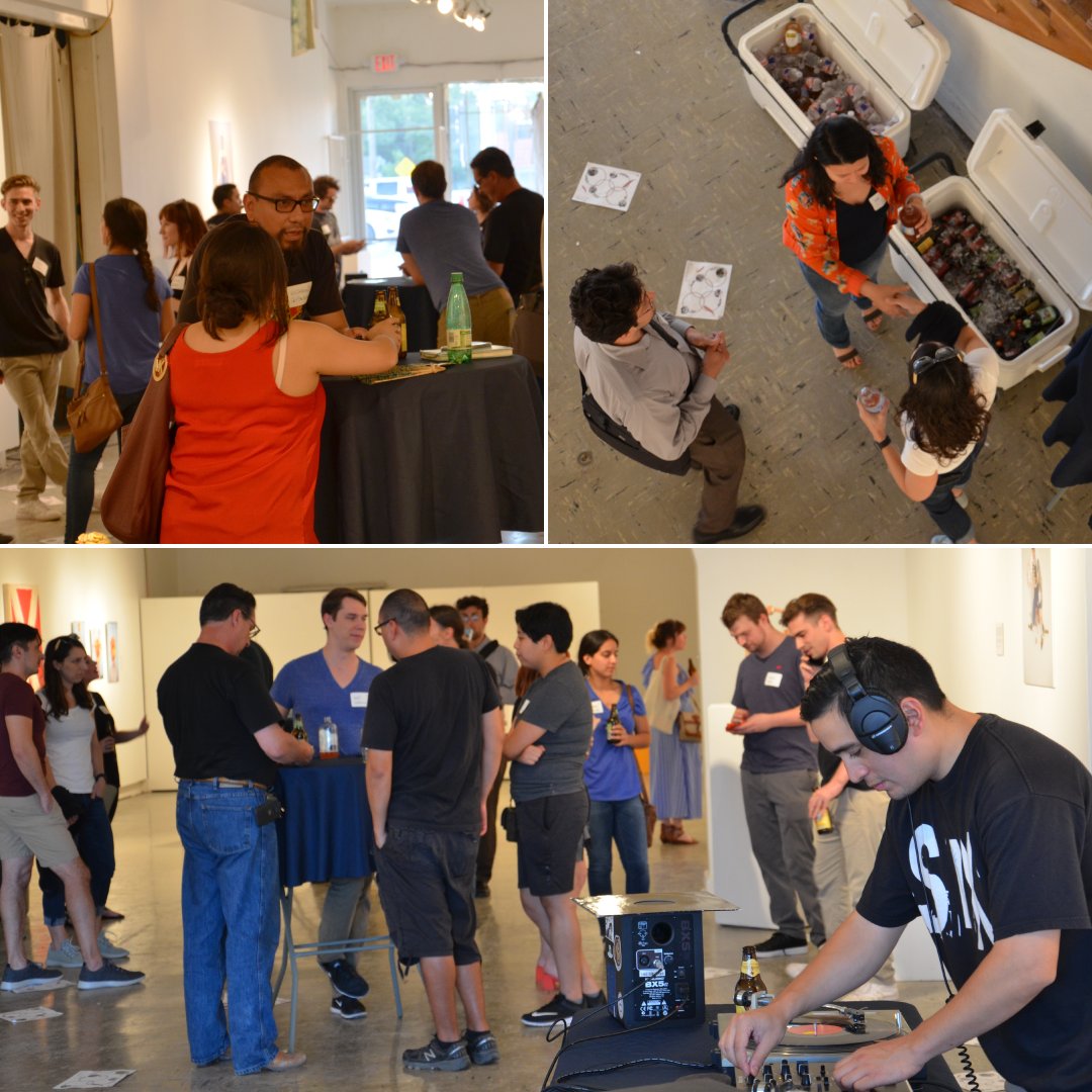 houstonmakes's tweet photo. 5/25 Maker Meetup

Thanks to our sponsors @kickinkombucha and @saintarnoldbrewing for the drinks and @box13artspace for the eclectic venue! https://t.co/IKmo8D2ivY