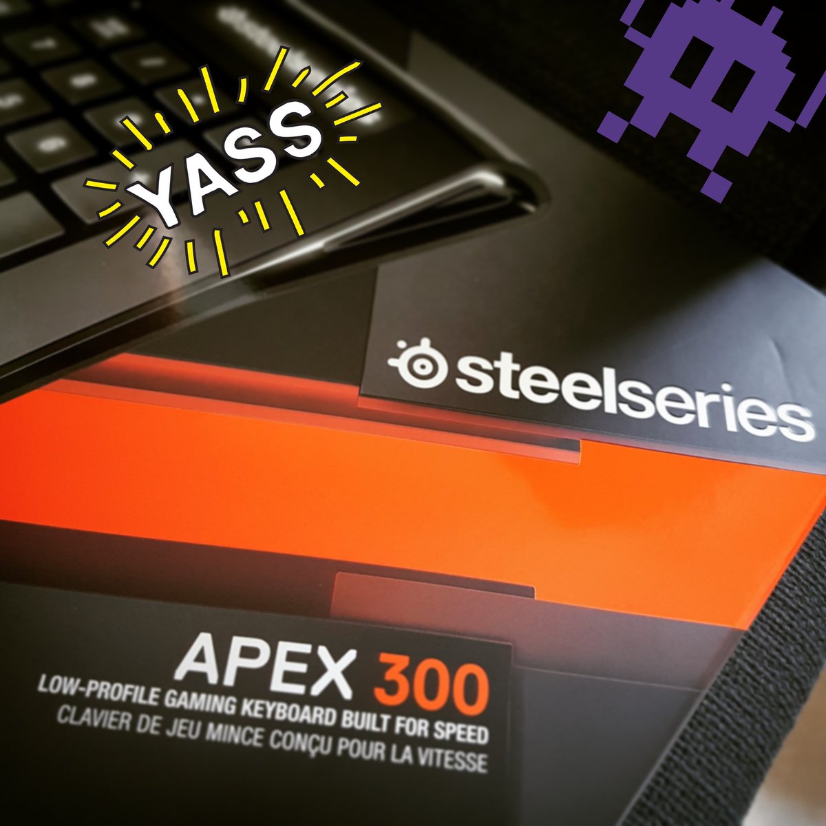 _Angerona's tweet photo. After 2 years of nerd rage on my old keyboard. My husband bought me this beauty as replacement https://t.co/tToKngU1Gy