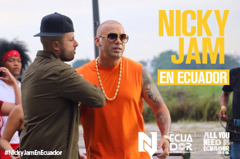 🇪🇨#Ecuador está calificado para ser un destino óptimo para la realización de producciones fílmicas a nivel mundial #NickyJamEnEcuador 🎬🎤🎧