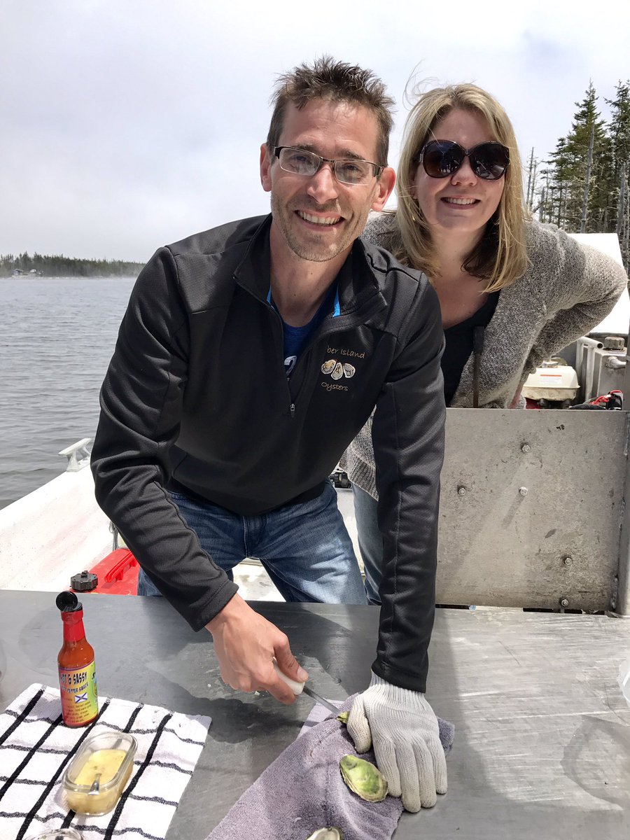 Thank you, <a href="/SoberOyster/">Sober Island Oysters</a>, for a fantastic experience today! Your oysters are top notch. #aquaculture