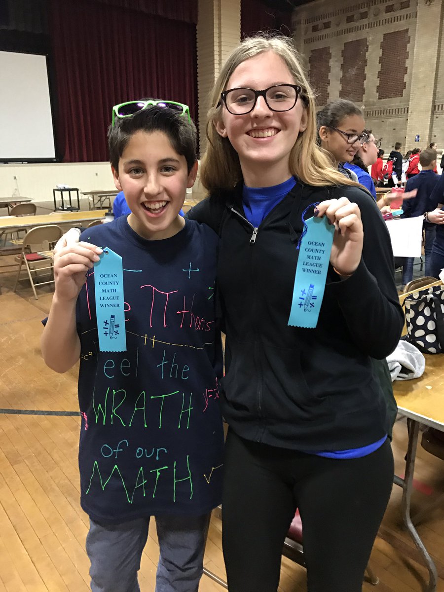 4th place for our 7th graders &amp; Ryan got 5th place overall. Maya was top score for our 8th. Very proud of my mathletes!