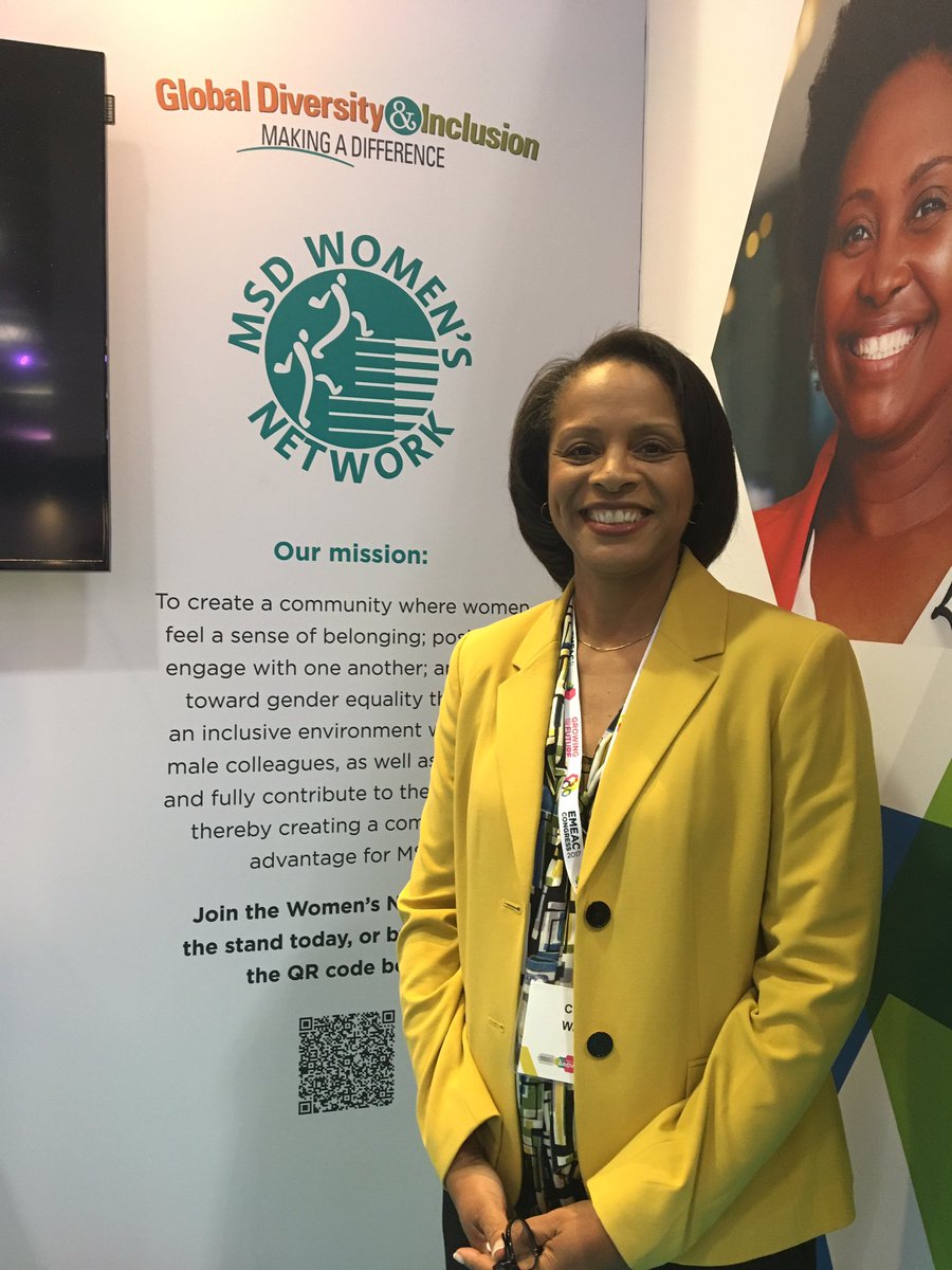 catsid's tweet photo. Thank you @CRWDiversity for joining us at the EMEAC congress to support Diversity and Inclusion @MSDInvents #MWNEBRG #MSDEMEAC @KunbiRudnick https://t.co/HswYU4A5CO