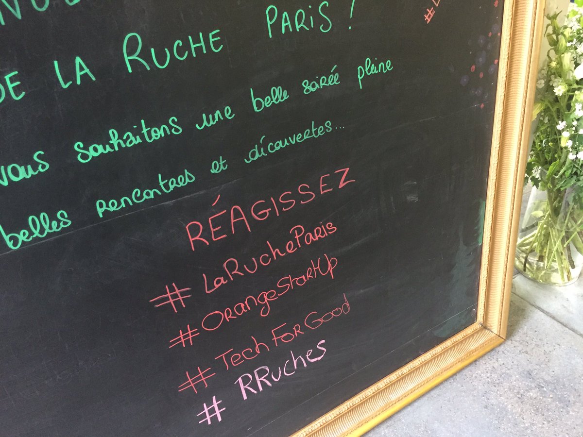 christiane_tran's tweet photo. La #TechForGood : l'axe humain d'abord pour les start-up à #LaRucheParis.
#OrangeStartup l'avenir est à vous 👌 https://t.co/XOZql55x1k